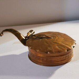 Vintage Hand Hammered Gregorian Solid Copper Silent Butler Crumb/Ash Collector
